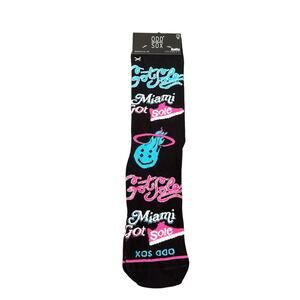 ODD SOX Miami Got Sole Knits Crew Socks